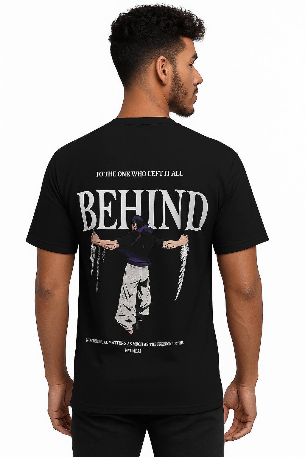 THREADZONE MENS OVERSIZED PRINTED T SHIRT