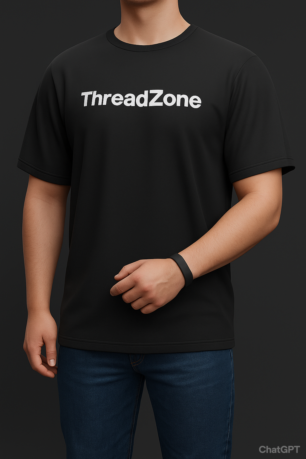 THREADZONE MENS OVERSIZED PRINTED T SHIRT